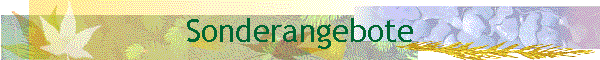 Sonderangebote